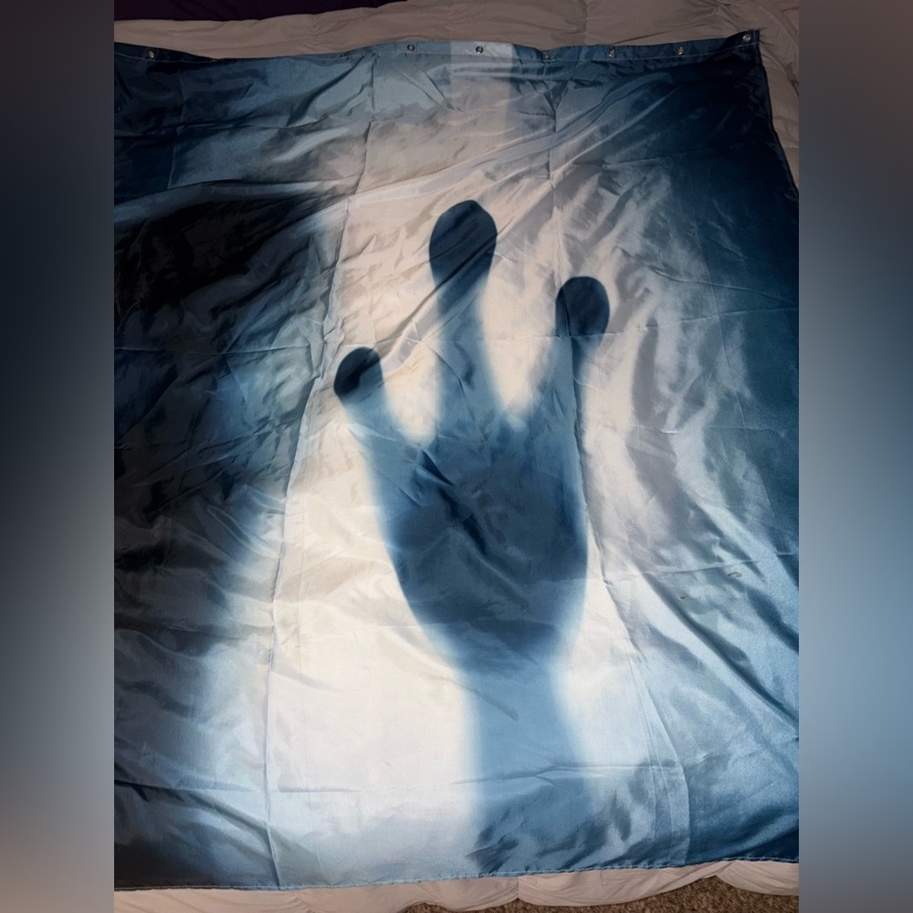 Alien Hand Shower Curtain
